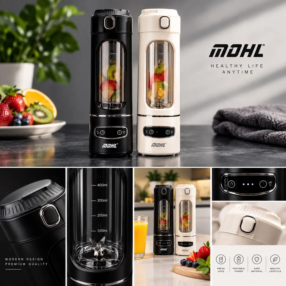 مخلوط‌کن شارژی MOHL مدل AJ-03 🥤